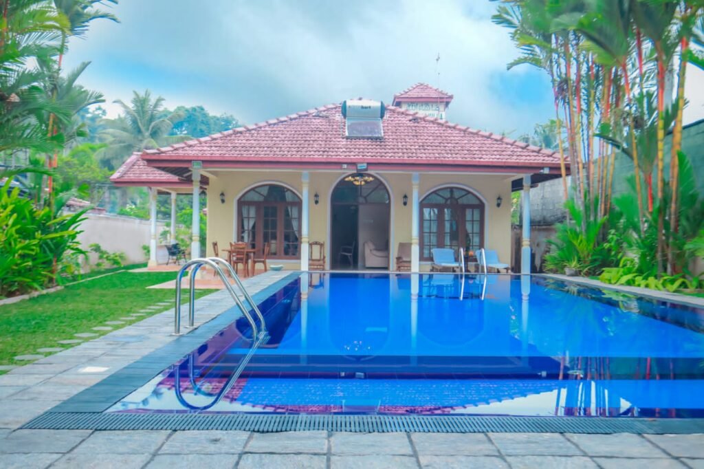Luxury Bentota river villa in Sri Lanka.